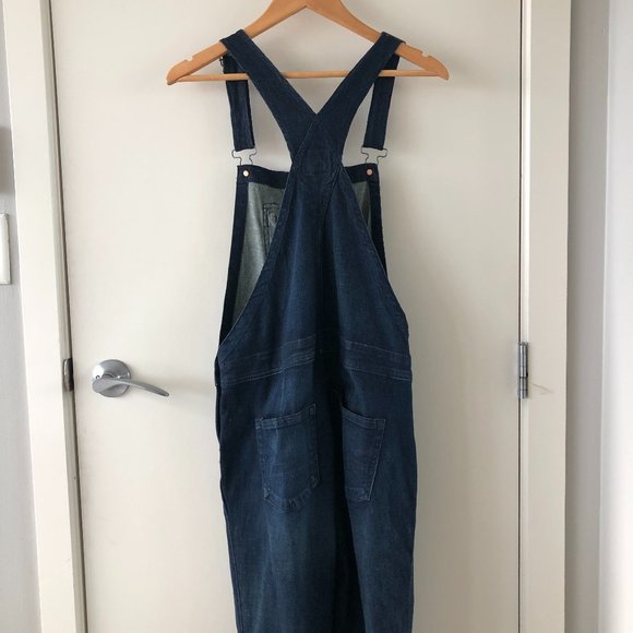 American Eagle Slim Fit Dark Denim Overalls - Picture 9 of 10